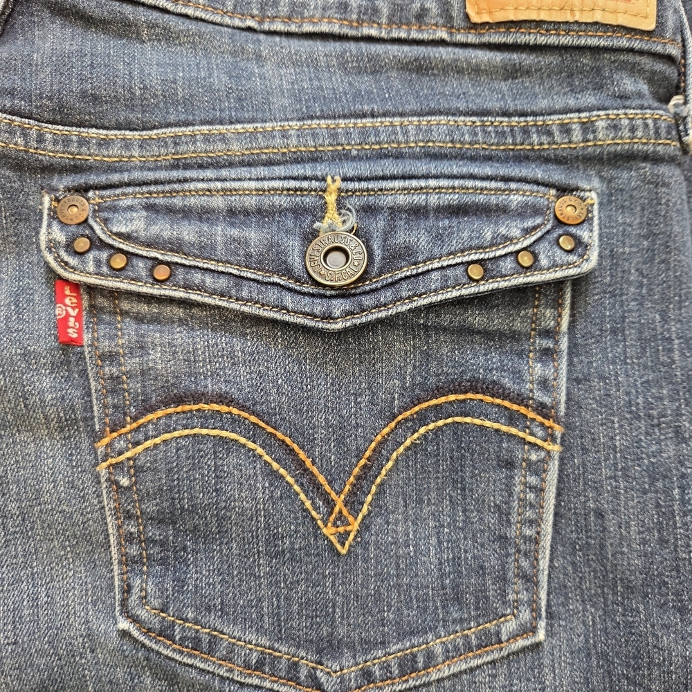 Levi's 515 Bootcut Medium Wash Blue Jeans Women's Size 13 - Picture 9 of 12